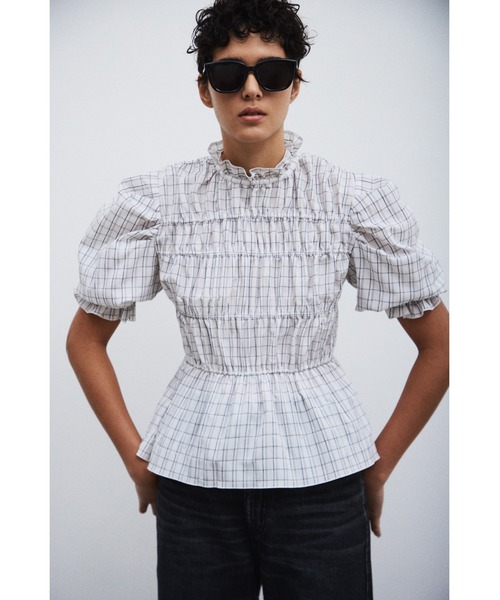 Mila Owen（ミラオーウェン）の「ウェリントンセルフレームサングラス（サングラス・レディース・ブラック・F）」の10枚目の写真