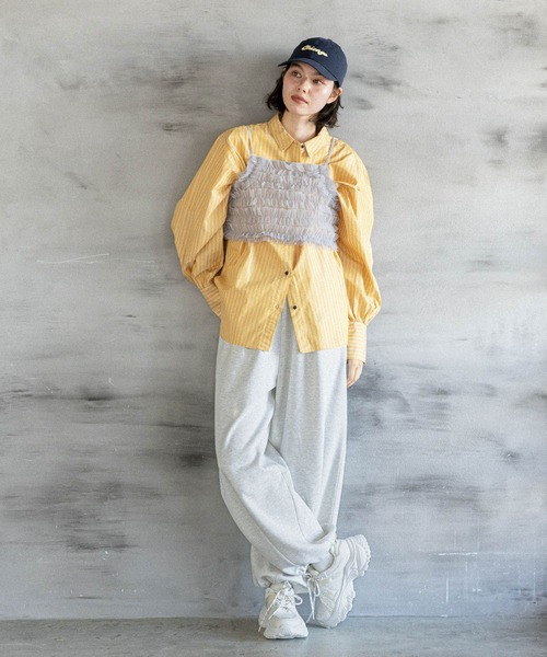 niko and...(ニコアンド)の「スウェットバレルパンツ(スウェットパンツ・レディース・ライトグレー/グレー/ブラック・FREE)」の5枚目の写真