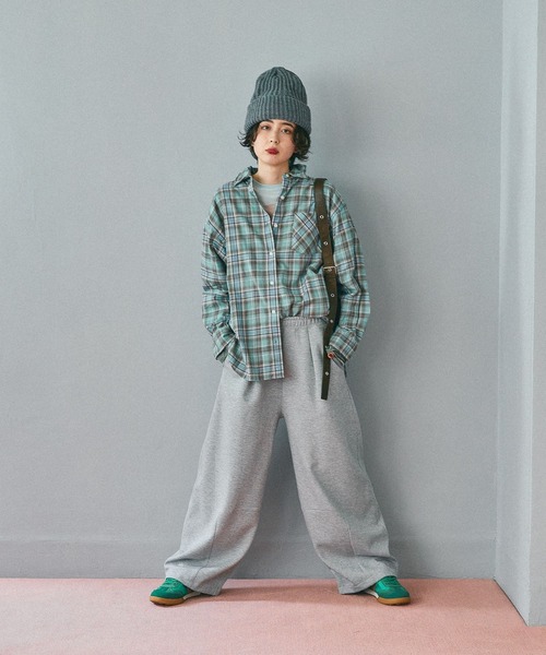 niko and...(ニコアンド)の「スウェットバレルパンツ(スウェットパンツ・レディース・ライトグレー/グレー/ブラック・FREE)」の10枚目の写真