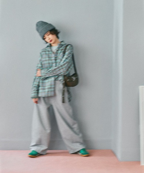 niko and...(ニコアンド)の「スウェットバレルパンツ(スウェットパンツ・レディース・ライトグレー/グレー/ブラック・FREE)」の11枚目の写真