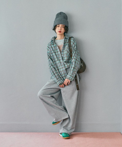 niko and...(ニコアンド)の「スウェットバレルパンツ(スウェットパンツ・レディース・ライトグレー/グレー/ブラック・FREE)」の13枚目の写真