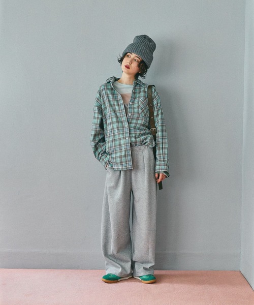 niko and...(ニコアンド)の「スウェットバレルパンツ(スウェットパンツ・レディース・ライトグレー/グレー/ブラック・FREE)」の15枚目の写真