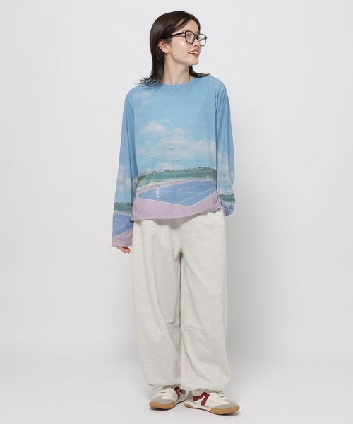 niko and...(ニコアンド)の「スウェットバレルパンツ(スウェットパンツ・レディース・ライトグレー/グレー/ブラック・FREE)」の21枚目の写真