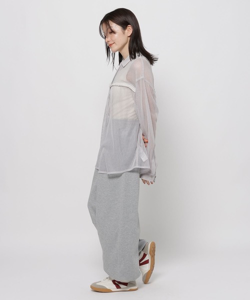 niko and...(ニコアンド)の「スウェットバレルパンツ(スウェットパンツ・レディース・ライトグレー/グレー/ブラック・FREE)」の22枚目の写真