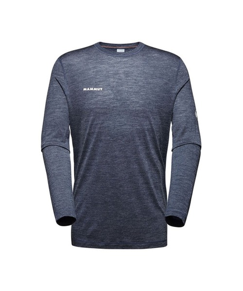 Mammut(マムート)の「ツリーウール ファーストレイヤー ロングスリーブ アジアンフィット / Tree Wool FL Longsleeve AF Men(Tシャツ/カットソー・メンズ・ブラック/ネイビー・MEDIUM/LARGE/X-LARGE)」の2枚目の写真