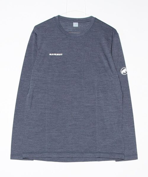 Mammut(マムート)の「ツリーウール ファーストレイヤー ロングスリーブ アジアンフィット / Tree Wool FL Longsleeve AF Men(Tシャツ/カットソー・メンズ・ブラック/ネイビー・MEDIUM/LARGE/X-LARGE)」の3枚目の写真