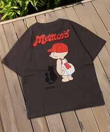 #MEMORY（メモリー）の「【MEMORY】黒猫&バブちゃん Tシャツ / Black Cat & Babu-chan T-shirt（Tシャツ/カットソー）」