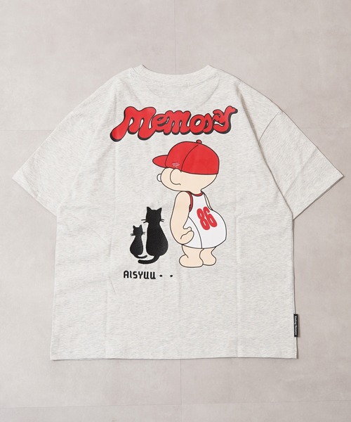 セール】【MEMORY】黒猫&バブちゃん Tシャツ / Black Cat & Babu-chan
