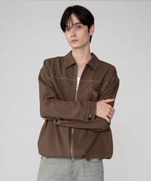 BROWNY | BROWNY/【25年秋冬新作】カラーステッチシャツジャケット(シャツ/ブラウス)