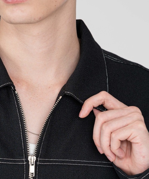 BROWNY（ブラウニー）の「BROWNY/カラーステッチシャツジャケット（シャツ/ブラウス・メンズ・ブルー系その他/ブラウン/ブラック・MEDIUM/LARGE）」の8枚目の写真