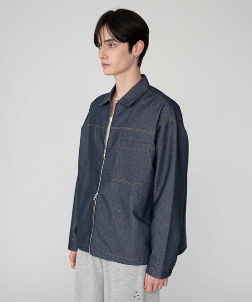 セール】BROWNY/【25年秋冬新作】カラーステッチシャツジャケット