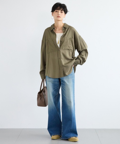 BARNYARDSTORM（バンヤードストーム）の「BARNYARDSTORM / サテンキャミソール / マシンウォッシャブル 【『ネルソンさん』YouTubeご紹介アイテム】（キャミソール・レディース・ホワイト/ブラック/ベージュ・S/M）」の10枚目の写真