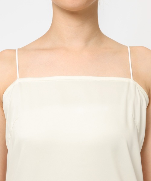 BARNYARDSTORM（バンヤードストーム）の「BARNYARDSTORM / サテンキャミソール / マシンウォッシャブル 【『ネルソンさん』YouTubeご紹介アイテム】（キャミソール・レディース・ホワイト/ブラック/ベージュ・S/M）」の18枚目の写真