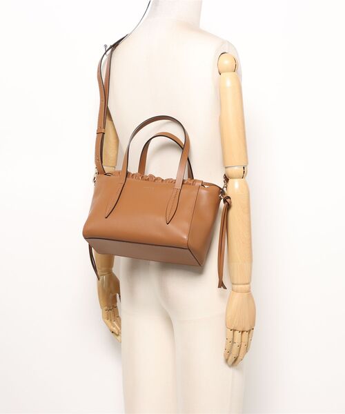 LORISTELLA（ロリステッラ）の「【LORISTELLA】スモールサイズレザーハンドバッグ(Q56466)（ハンドバッグ・レディース・ブラック/ブラウン・ALL）」の6枚目の写真