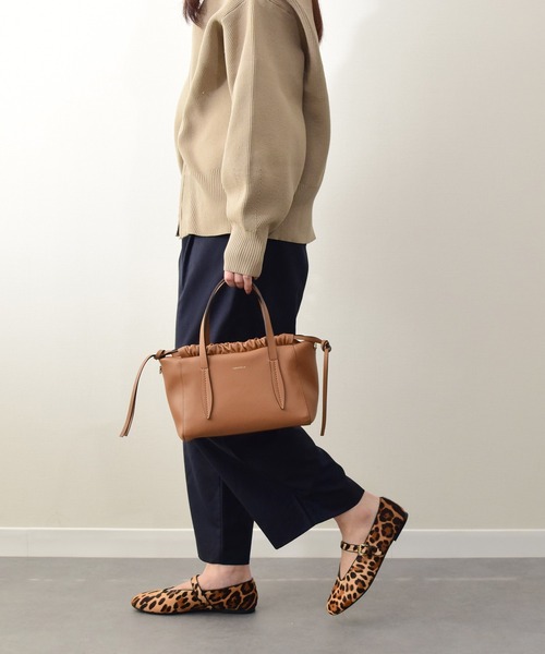 LORISTELLA（ロリステッラ）の「【LORISTELLA】スモールサイズレザーハンドバッグ(Q56466)（ハンドバッグ・レディース・ブラック/ブラウン・ALL）」の10枚目の写真