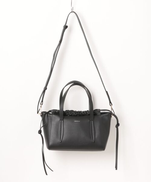 LORISTELLA（ロリステッラ）の「【LORISTELLA】スモールサイズレザーハンドバッグ(Q56466)（ハンドバッグ・レディース・ブラック/ブラウン・ALL）」の7枚目の写真