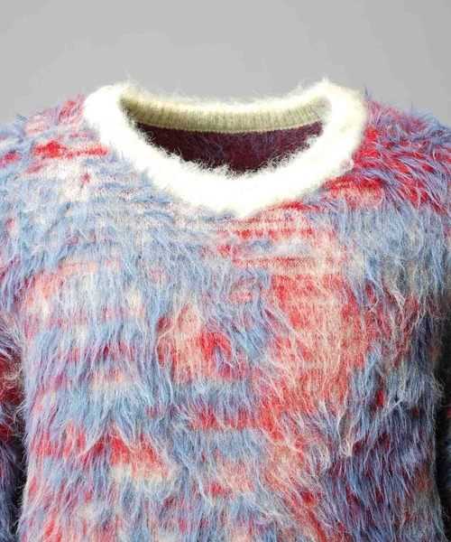 MAISON SPECIAL（メゾンスペシャル）の「《UNISEX》7G Shaggy Jacquard