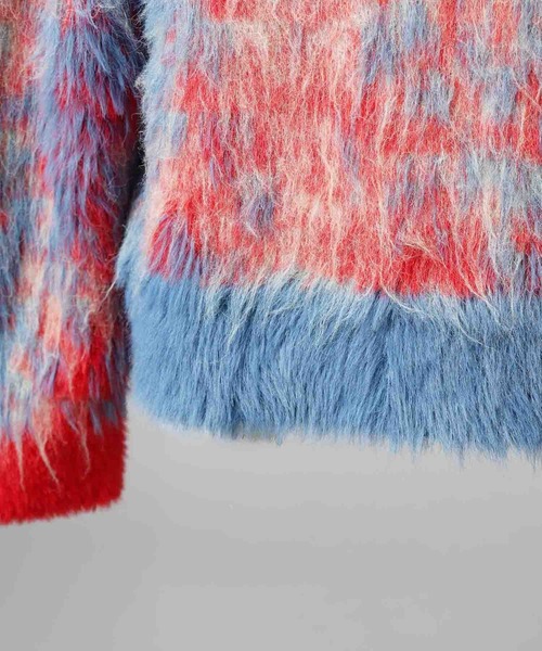 林*檎様 【特価】プライムオーバーシャギークルーネックニットプルオーバー MAISON SPECIAL（メゾンスペシャル）の「《UNISEX》7G Shaggy Jacquard