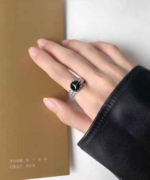 shopnikoniko（ショップニコニコ）の「ウォッチデザイン シルバーリング（リング・レディース・シルバー・フリー）」の9枚目の写真