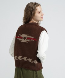 AVIREX | 《直営店限定》PATTERN KINT VEST/パターンニットベスト(ベスト)