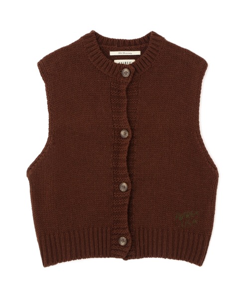 AVIREX（アヴィレックス）の「《直営店限定》PATTERN KINT VEST/パターンニットベスト（ベスト・レディース・ブラウン/アイボリー・F）」の17枚目の写真