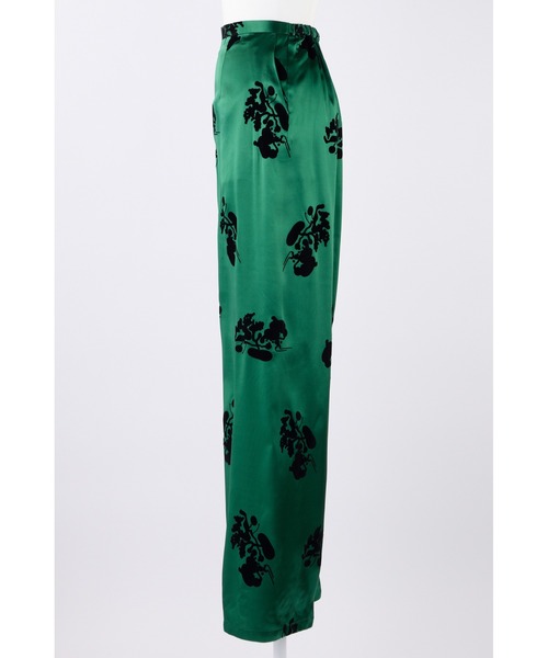 ENFOLD（エンフォルド）の「Bonsai ワイドトラウザー（その他パンツ・レディース・グリーン・38/36）」の4枚目の写真