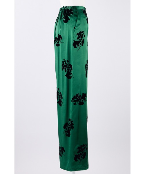 ENFOLD（エンフォルド）の「Bonsai ワイドトラウザー（その他パンツ・レディース・グリーン・38/36）」の2枚目の写真