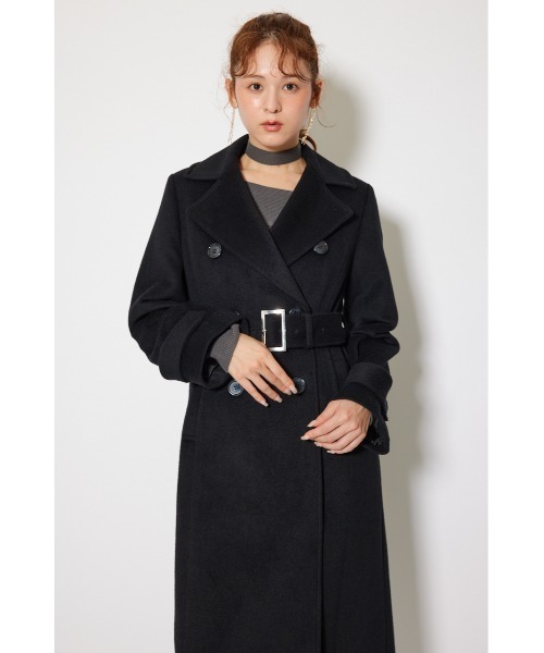 2025AW】ダブルカラーシェイプドチェスターコート 秋服 冬服