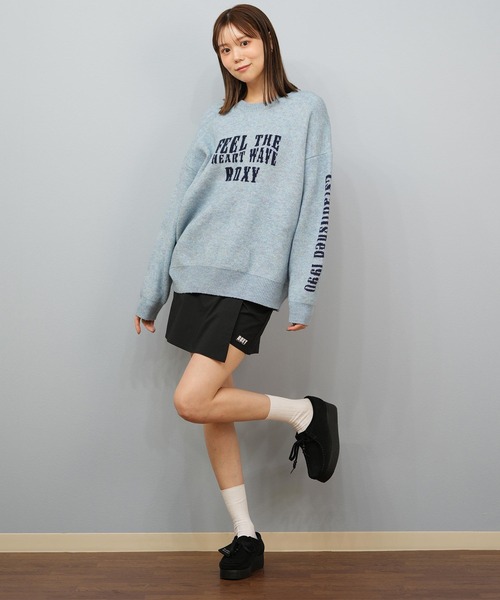 ROXY（ロキシー）の「ROXY/ロキシー セーター ニット RSR254603T（ニット/セーター・レディース・ヘザーグレー/ブラック/ライトブルー・L/M）」の18枚目の写真