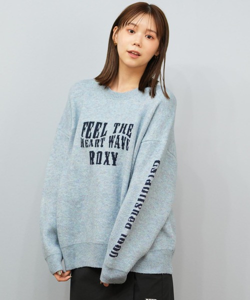 ROXY（ロキシー）の「ROXY/ロキシー セーター ニット RSR254603T（ニット/セーター・レディース・ヘザーグレー/ブラック/ライトブルー・L/M）」の15枚目の写真