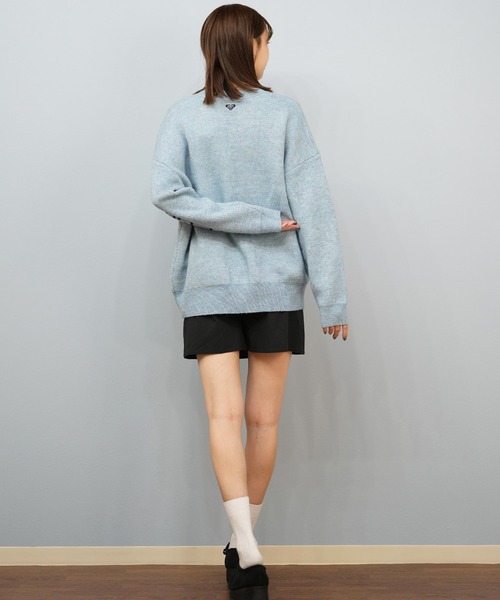 ROXY（ロキシー）の「ROXY/ロキシー セーター ニット RSR254603T（ニット/セーター・レディース・ヘザーグレー/ブラック/ライトブルー・L/M）」の19枚目の写真