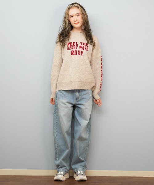 ROXY（ロキシー）の「ROXY/ロキシー セーター ニット RSR254603T（ニット/セーター・レディース・ヘザーグレー/ブラック/ライトブルー・L/M）」の12枚目の写真