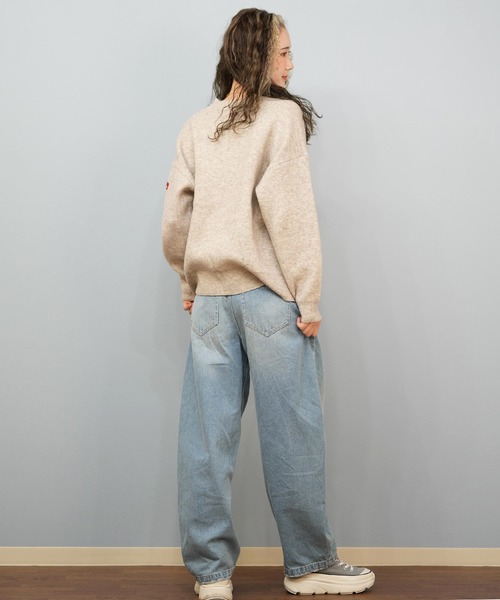 ROXY（ロキシー）の「ROXY/ロキシー セーター ニット RSR254603T（ニット/セーター・レディース・ヘザーグレー/ブラック/ライトブルー・L/M）」の14枚目の写真