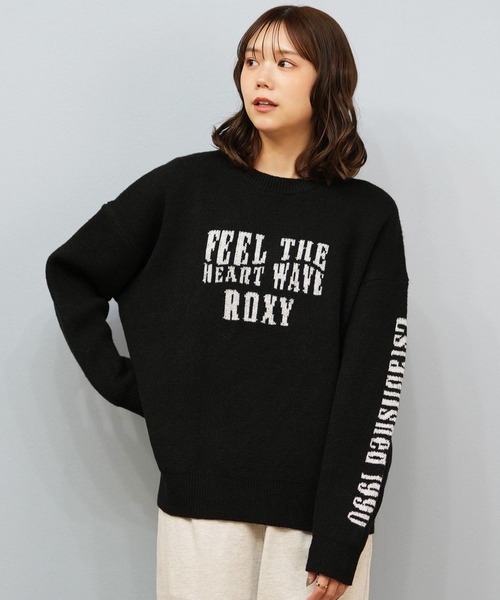 ROXY（ロキシー）の「ROXY/ロキシー セーター ニット RSR254603T（ニット/セーター・レディース・ヘザーグレー/ブラック/ライトブルー・L/M）」の6枚目の写真