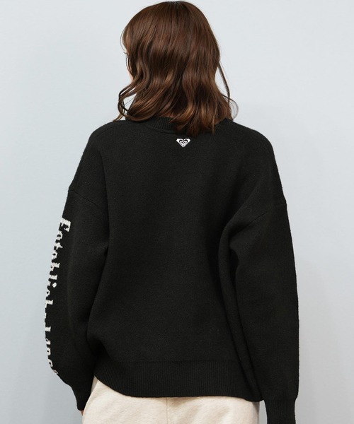 ROXY（ロキシー）の「ROXY/ロキシー セーター ニット RSR254603T（ニット/セーター・レディース・ヘザーグレー/ブラック/ライトブルー・L/M）」の7枚目の写真