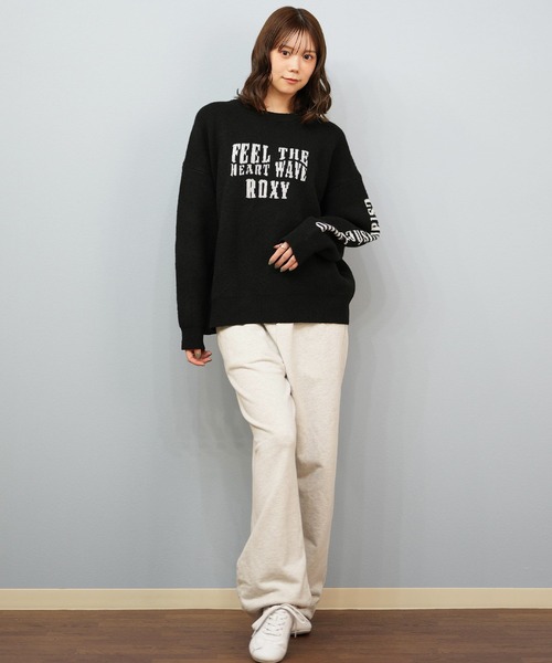 ROXY（ロキシー）の「ROXY/ロキシー セーター ニット RSR254603T（ニット/セーター・レディース・ヘザーグレー/ブラック/ライトブルー・L/M）」の8枚目の写真