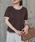 LAULEN�i���[�����j�́umix color fringe knit /�~�b�N�X�J���[�t�����W�j�b�g�i�j�b�g/�Z�[�^�[�j�v�b�u���E��