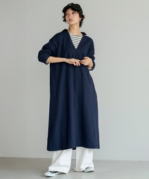 itto...（イット）の「zootie（ズーティー）色落ちしにくい カットソーデニム スキッパーワンピース[32678-2200221]（ワンピース）」