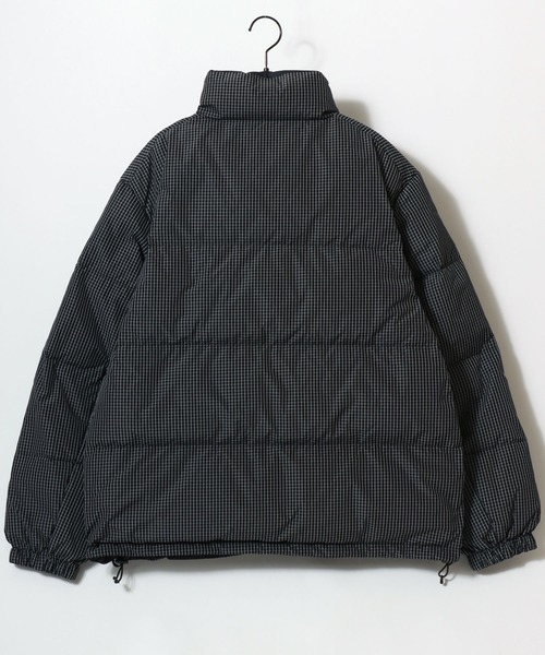 FIRST DOWN（ファーストダウン）の「FIRST DOWN/ファーストダウン GRARH CHECK BUBBLE DOWN JACKET/グラフチェックバブルダウンジャケット/2WAYリバーシブル/レディース メンズ（ダウンジャケット/コート・メンズ・ブラック/ホワイト・M/L/XL）」の12枚目の写真