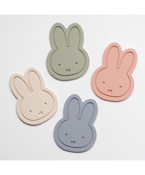 Dick Bruna（ディックブルーナ）の「ミッフィー コースター 4枚入リセット（ランチョンマット/テーブルウェア・レディース・その他1/その他・FREE）」の2枚目の写真