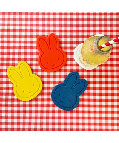 Dick Bruna（ディックブルーナ）の「ミッフィー コースター 4枚入リセット（ランチョンマット/テーブルウェア・レディース・その他1/その他・FREE）」の3枚目の写真