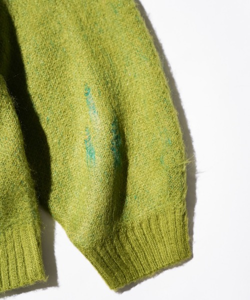 TOWNCRAFT(タウンクラフト)の「TOWNCRAFT / タウンクラフト DAMAGED SOLID SHAGGY CREW SWEATER ダメージ加工(ニット/セーター・メンズ・ブラック×ブラック/ブラック/マスタード/グリーン・MEDIUM/LARGE)」の21枚目の写真