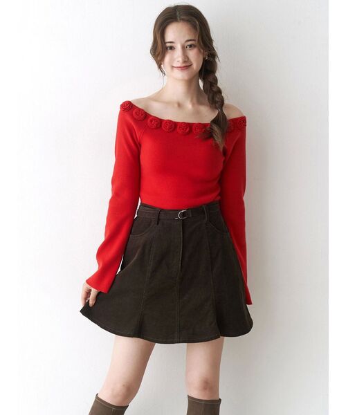 CALNAMUR（カルナムール）の「デニムミニスカート（スカート・レディース・ブラック/ブラウン・SMALL/MEDIUM）」の22枚目の写真