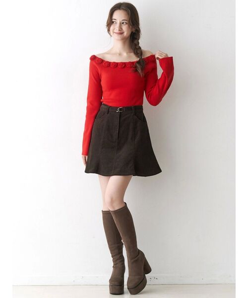 CALNAMUR（カルナムール）の「デニムミニスカート（スカート・レディース・ブラック/ブラウン・SMALL/MEDIUM）」の20枚目の写真