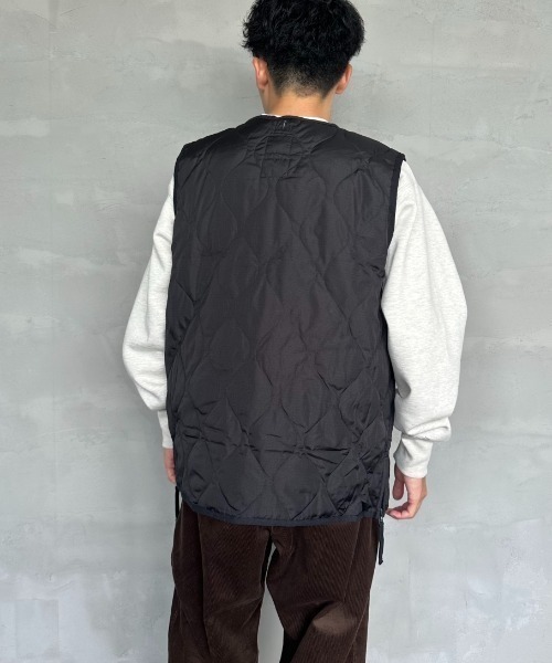 TAION OSHMAN'S キルティングベスト ブラック ダウンベスト