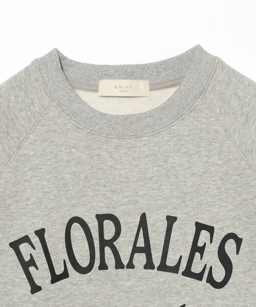 B:MING by BEAMS（ビーミングバイビームス）の「裏起毛 ロゴ プルオーバー（スウェット・レディース・ホワイト系その他5/ライトグレー/ブラック系その他4・ONE SIZE）」の12枚目の写真