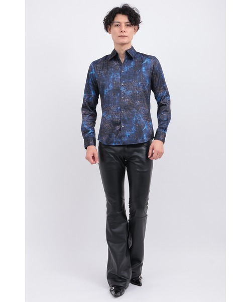 TORNADO MART（トルネードマート）の「ﾏｰﾌﾞﾙｸﾛｺﾀﾞｲﾙﾌﾟﾘﾝﾄｼｬﾂ（シャツ/ブラウス・メンズ・ライトブルー/ブルー/レッド・MEDIUM/LARGE/LL/XXL）」の5枚目の写真