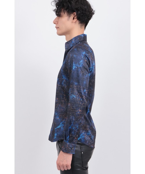 TORNADO MART（トルネードマート）の「ﾏｰﾌﾞﾙｸﾛｺﾀﾞｲﾙﾌﾟﾘﾝﾄｼｬﾂ（シャツ/ブラウス・メンズ・ライトブルー/ブルー/レッド・MEDIUM/LARGE/LL/XXL）」の6枚目の写真