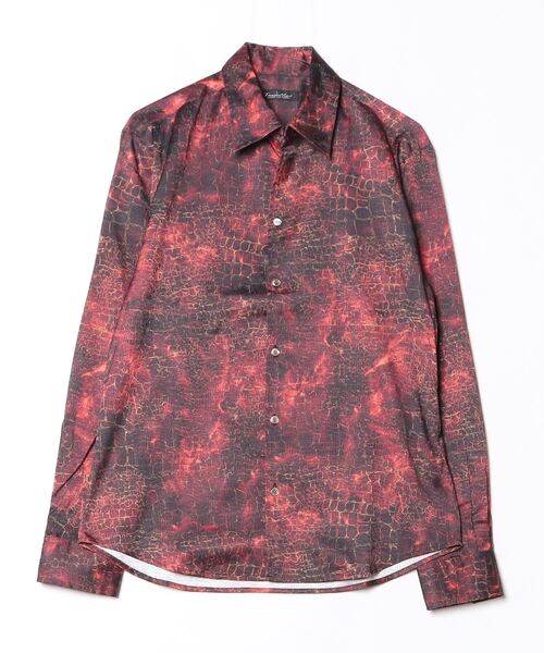 TORNADO MART（トルネードマート）の「ﾏｰﾌﾞﾙｸﾛｺﾀﾞｲﾙﾌﾟﾘﾝﾄｼｬﾂ（シャツ/ブラウス・メンズ・ライトブルー/ブルー/レッド・MEDIUM/LARGE/LL/XXL）」の14枚目の写真