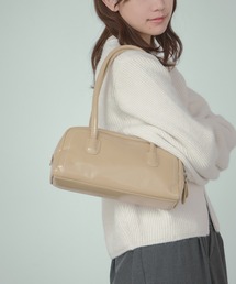 H.TOKYO（エイチトウキョウ）の「レザー調ミニボストンバッグ（ハンドバッグ）」